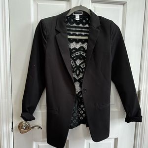 Another story black XS boyfriend blazer